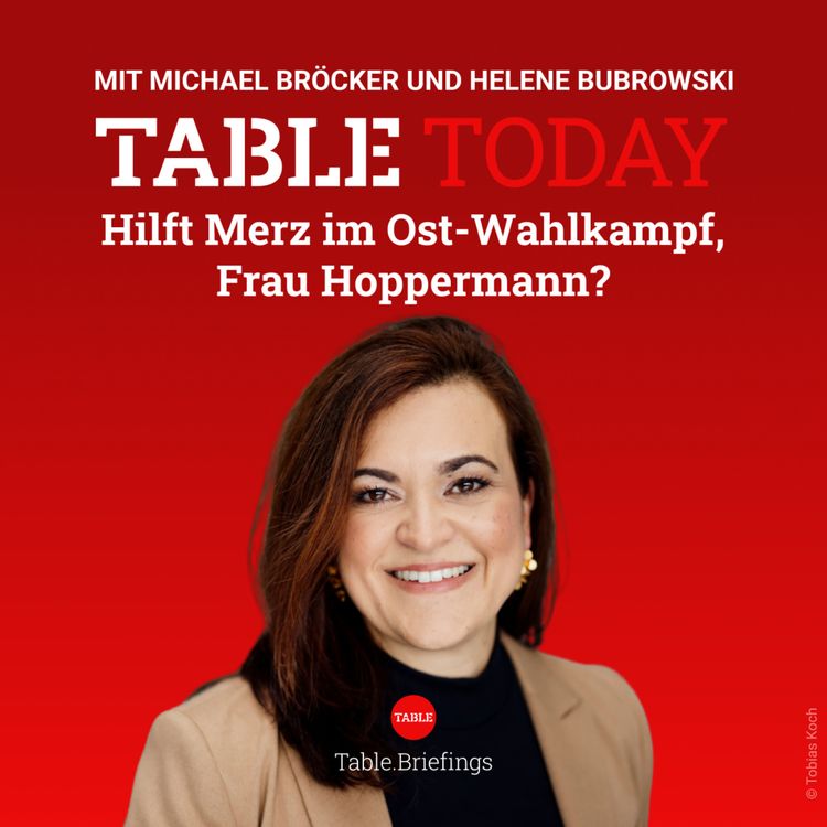 cover art for Hilft Merz im Ost-Wahlkampf, Frau Hoppermann?