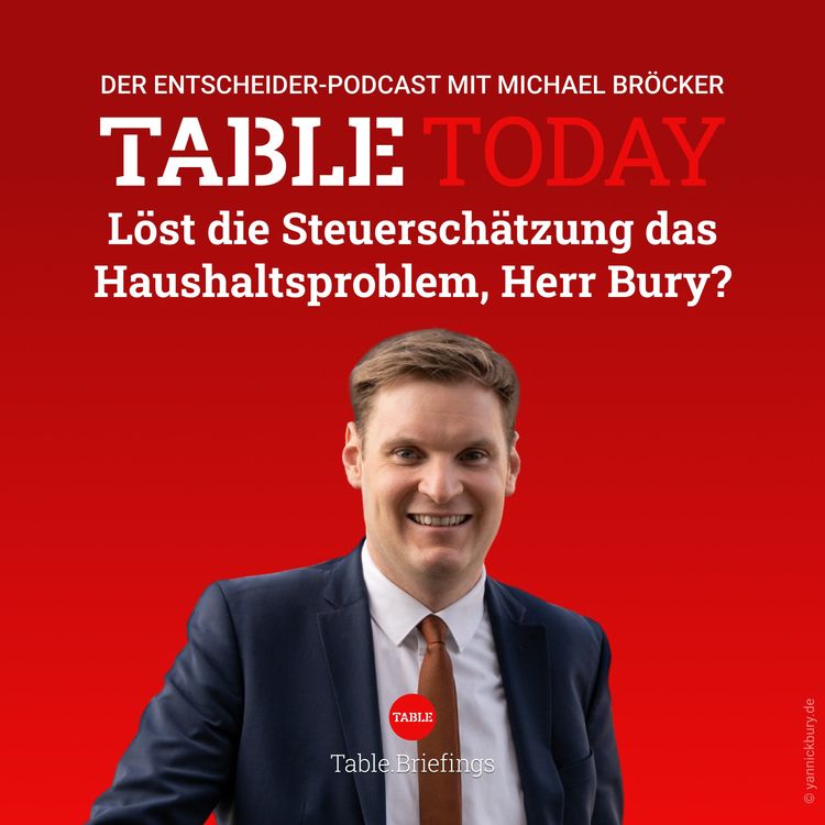 cover art for Löst die Steuerschätzung das Haushaltsproblem, Herr Bury?