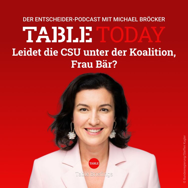 cover art for Leidet die CSU unter der Koalition, Frau Bär?