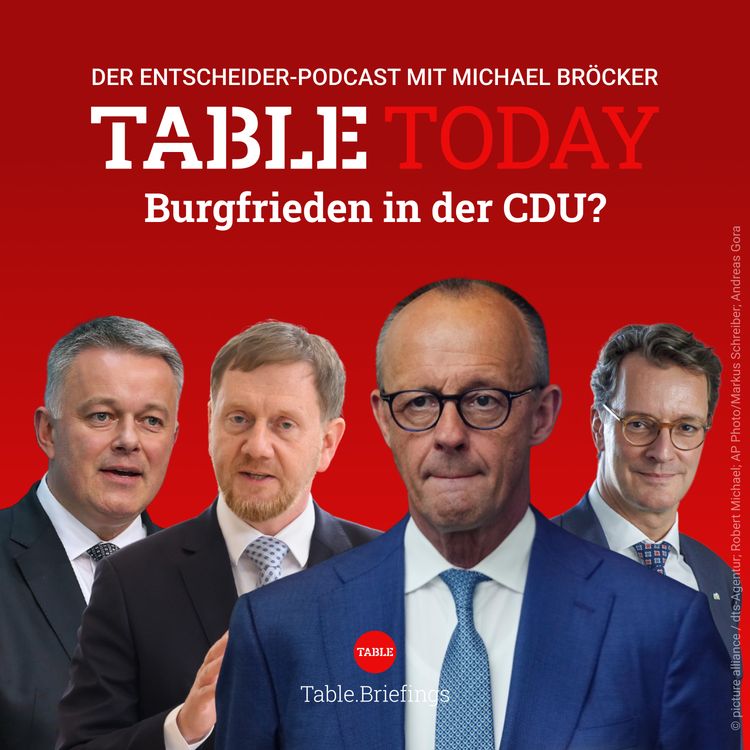 cover art for Burgfrieden in der CDU?