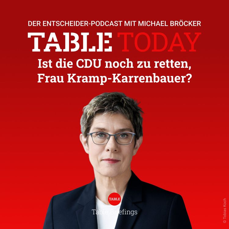 cover art for Ist die CDU noch zu retten, Frau Kramp-Karrenbauer?
