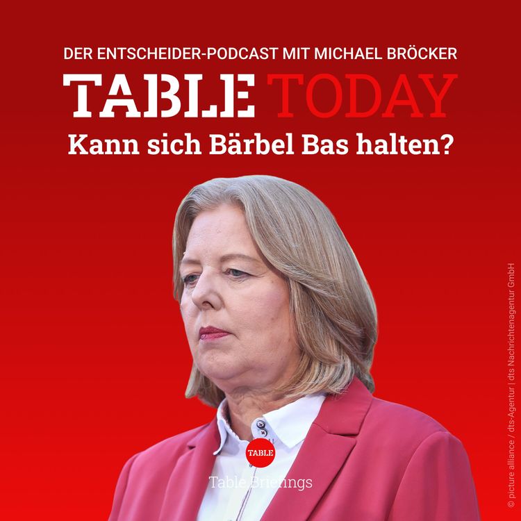 cover art for Kann sich Bärbel Bas halten?