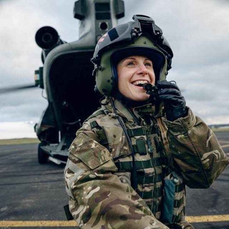 cover art for Liz McConaghy: The Highs and The Lows from the Longest Serving Female RAF Chinook Crewman