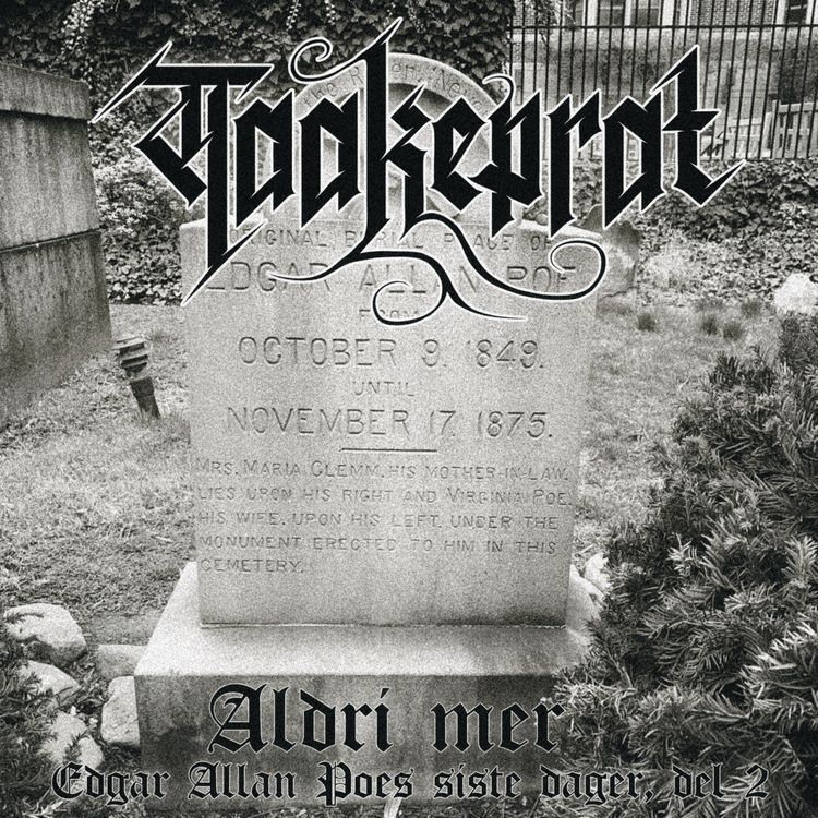 cover art for Aldri mer - Edgar Allan Poes siste dager, del 2