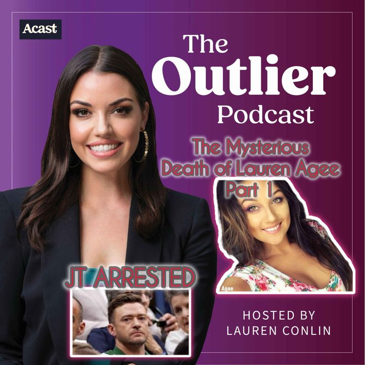 cover art for The Mysterious death of LAUREN AGEE (Part 1) plus JUSTIN TIMBERLAKE ARRESTED