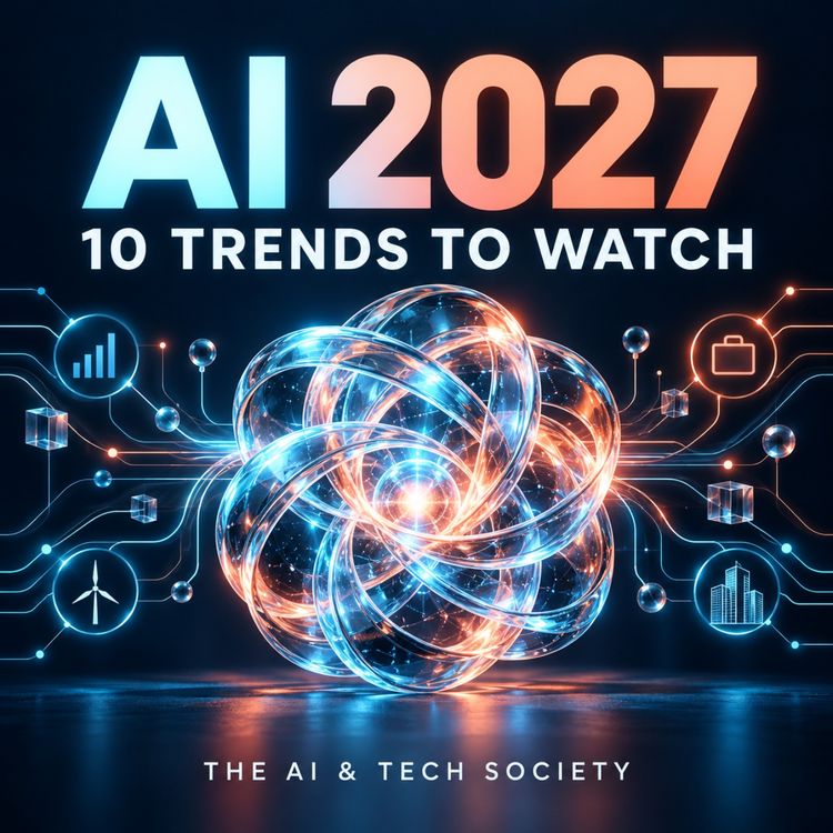 cover art for AI Predictions 2027: 10 Trends Shaping Agents, Jobs & Business