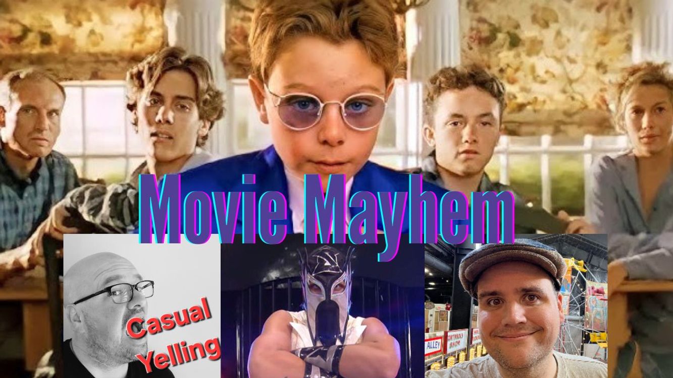 cover art for Casual Yelling: Movie Mayhem! Blank Check (Serpentico And Chris Hayner)