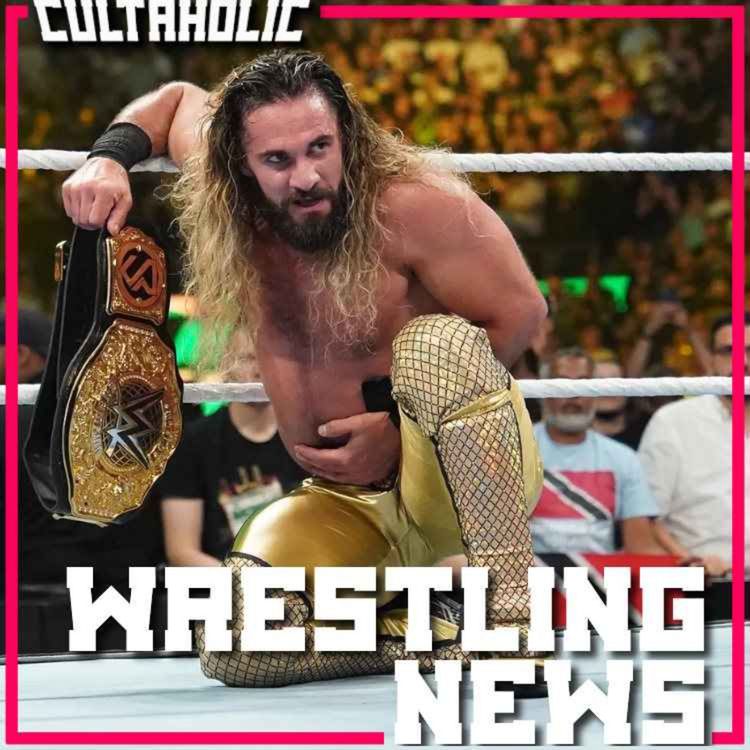 cover art for Seth Rollins PULLED From WWE Live Events - Okada LEAVING NJPW - Tony Khan Faces Legal Issues Over New AEW Signing