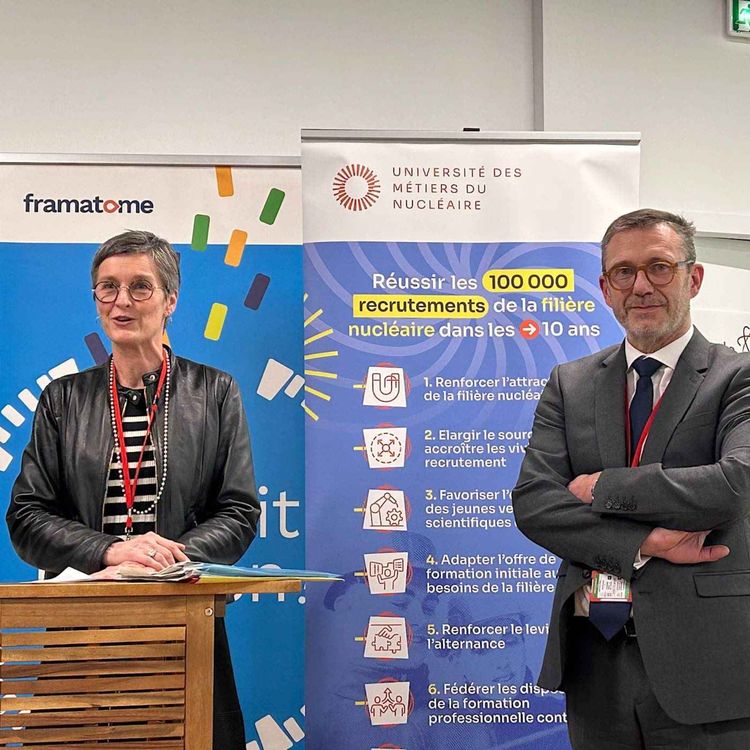 cover art for Nucléaire : recrutement par simulation pour 17 métiers