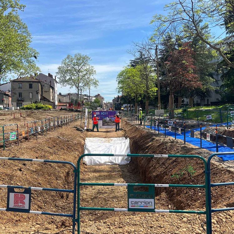 cover art for La construction du tram permet de rétablir le cycle de l'eau