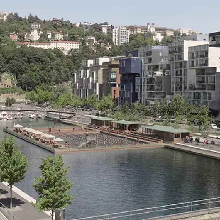 cover art for Se baigner dans la darse Confluence sera possible en 2027