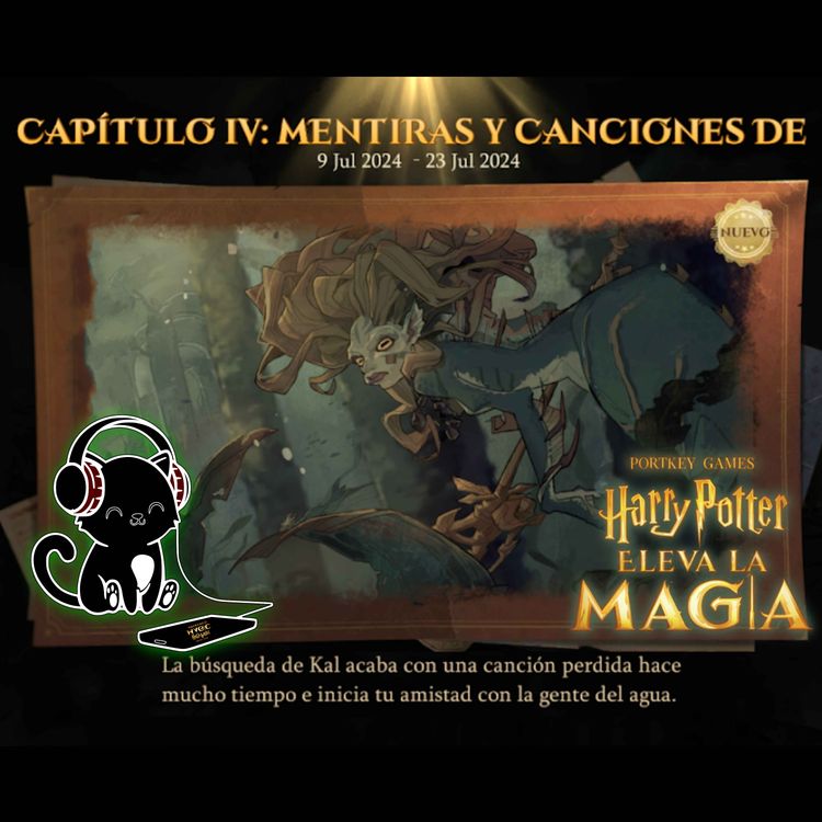 cover art for Neko Shorts - Final de  temporada Canción de cuna del Lago Negro del juego Harry Potter Eleva la Magia.