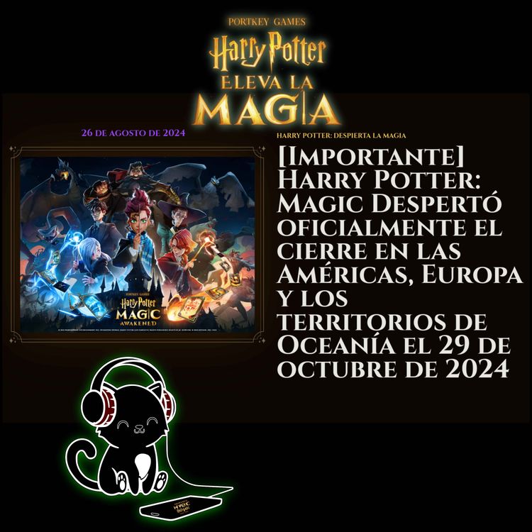 cover art for Neko Shorts - Anuncio en la página oficial de Harry Potter Eleva la Magia. 