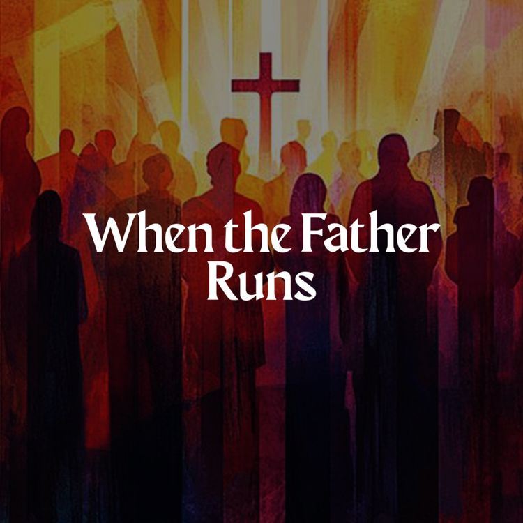 cover art for When The Father Runs | Liesel Van Den Heever
