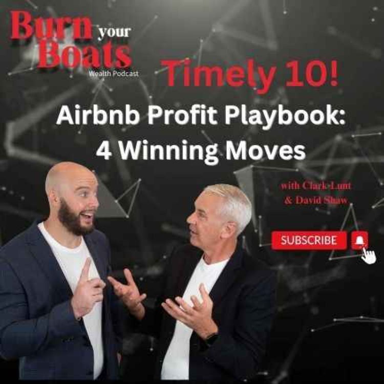 cover art for Timely 10: Airbnb Profit Playbook: 4 Winning Moves