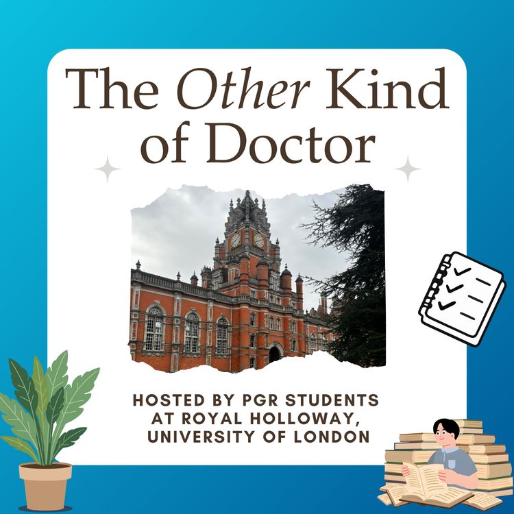 cover art for Season 5, Episode 5: Royal Holloway's Festival of Research Special