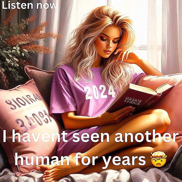 cover art for I havent seen another human for years 🤯