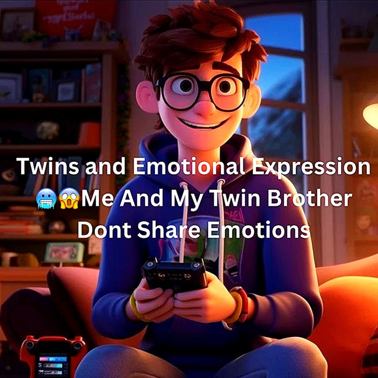 cover art for Twins and Emotional Expression 🥶😱Me And My Twin Brother Dont Share Emotions
