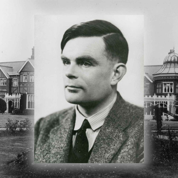 cover art for Episode 313: Alan Turing and the Enigma Machine