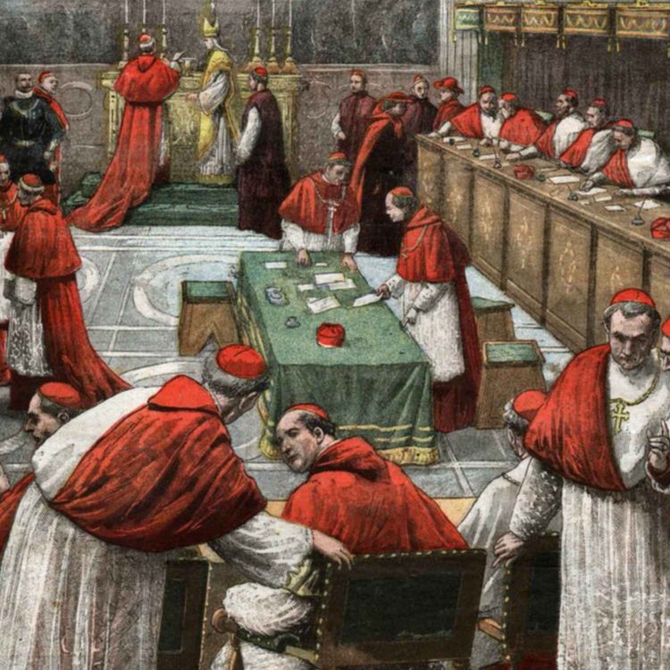 cover art for Episode 358: History’s Weirdest Papal Conclaves