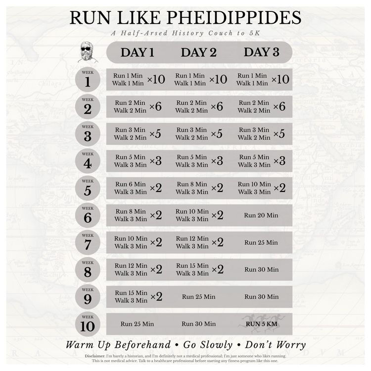 cover art for QAH Episode 118: Run Like Pheidippides - A Half-Arsed History Couch to 5K