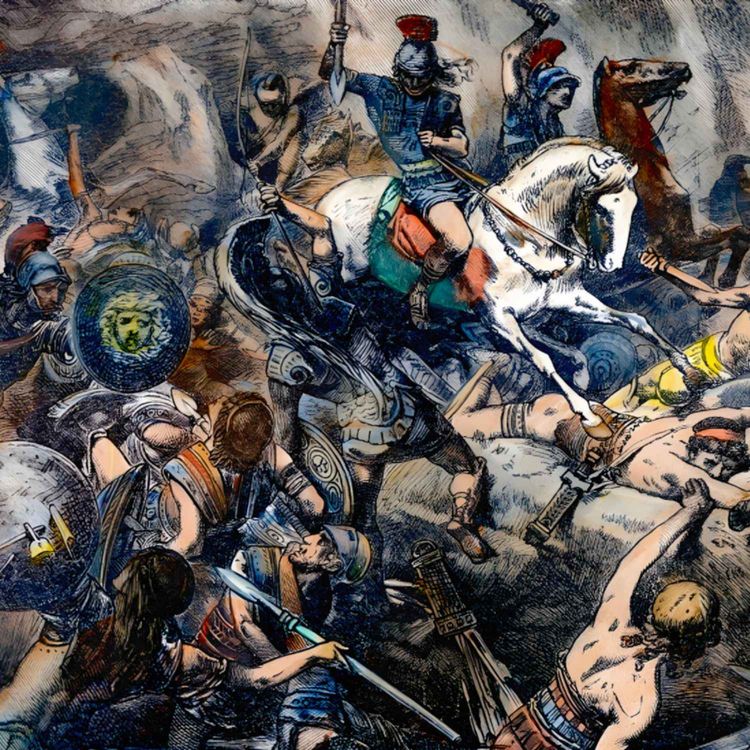 cover art for Episode 422: Athens vs. Sparta - the Peloponnesian War
