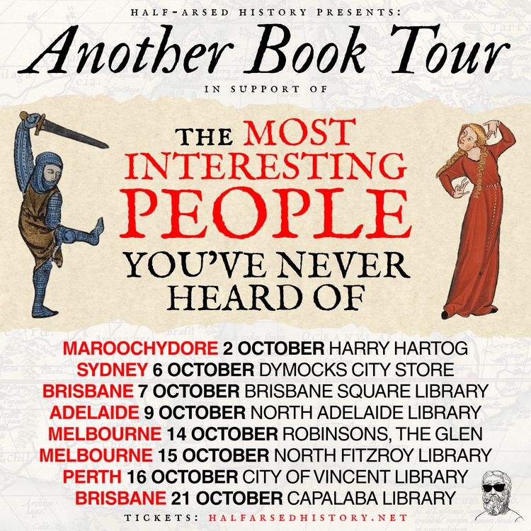 cover art for Tickets for the 2026 Book Tour are now available!