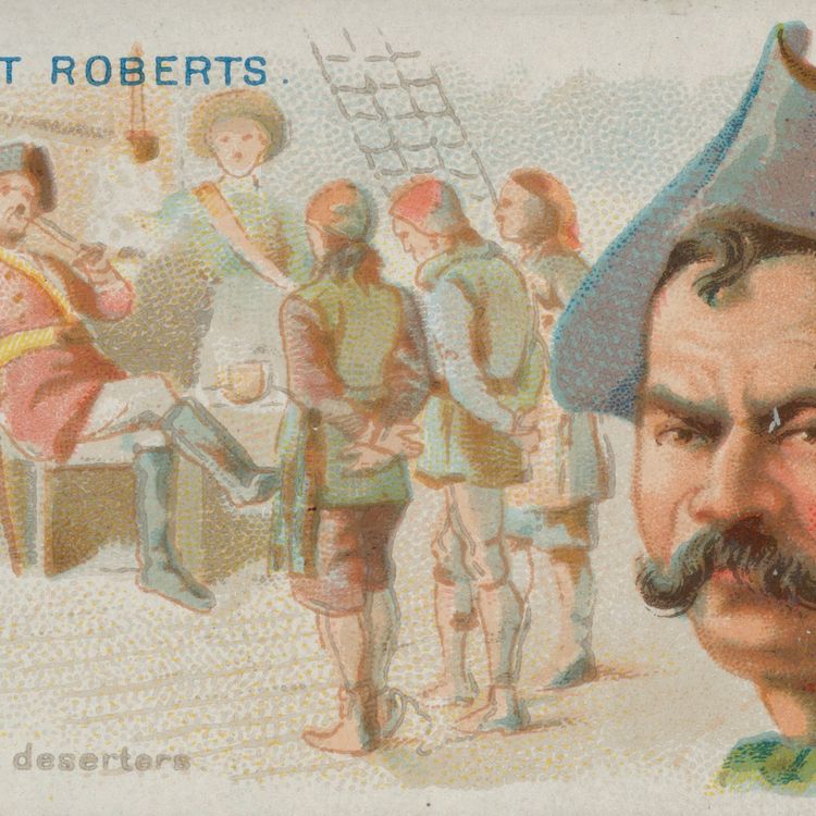 cover art for Episode 195: Bartholomew Roberts, the Great Pirate - Part 1