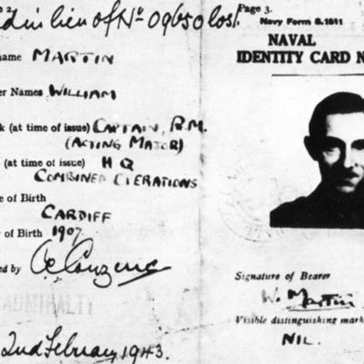 cover art for Episode 188: Operation Mincemeat