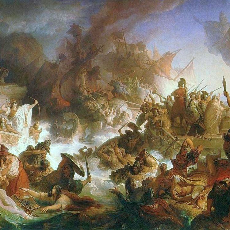 cover art for Episode 186: The Battles of Salamis and Plataea