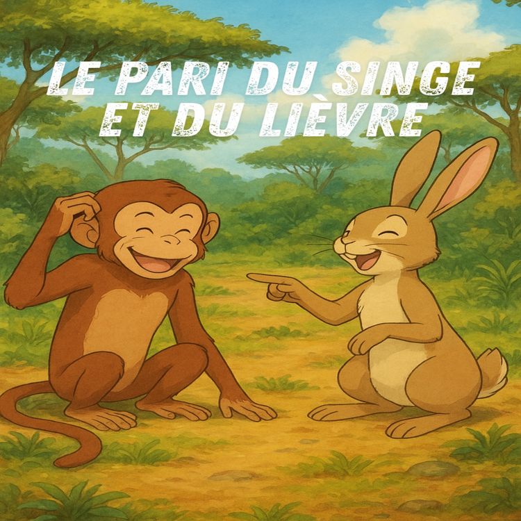 cover art for Le pari du singe et du lièvre