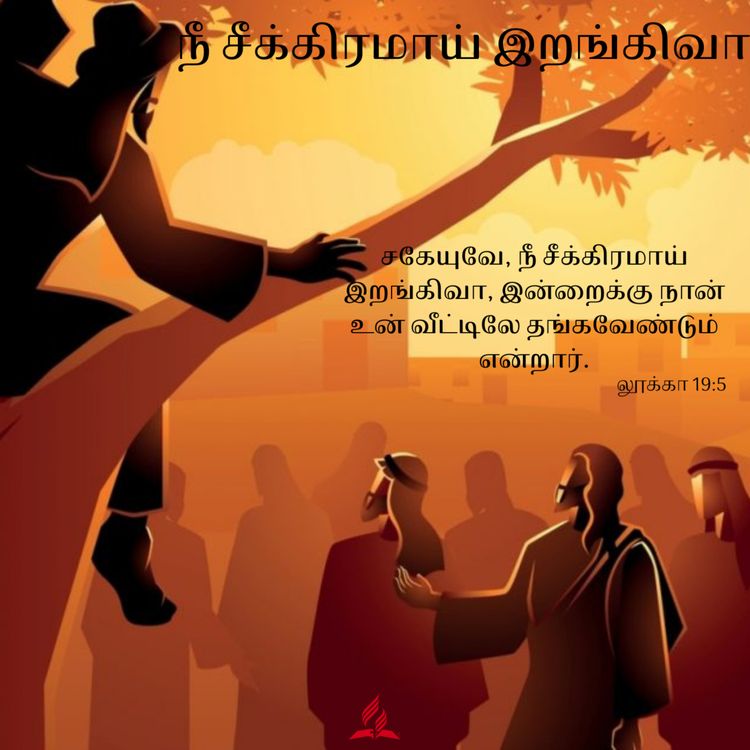 cover art for Daily Devotion - Hurry and Come Down - 28-Feb-2024 - Luke 19:5