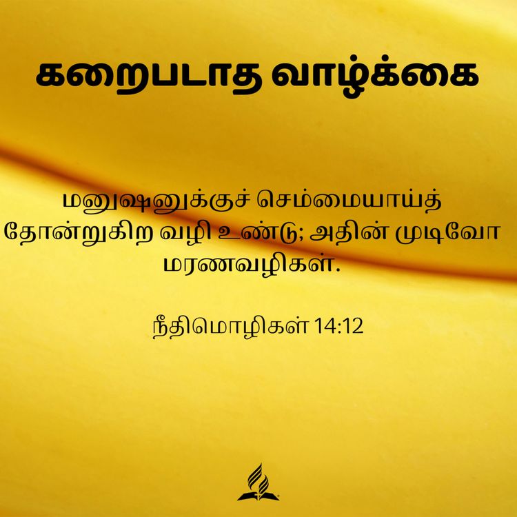 cover art for Daily Devotion - An unblemished life - 02-Apr-2024 - Proverbs 14:12