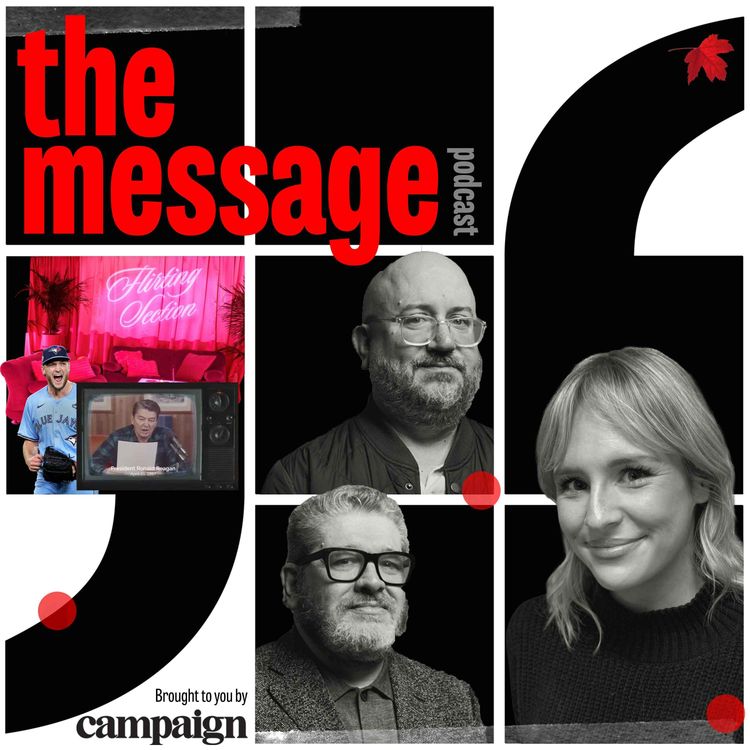 cover art for The Message returns: Talking tariffs, Trump and Tinder, and the power of the Blue Jay brand