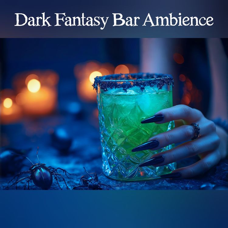 cover art for 🎧 A Haunting Chill : Dark Fantasy Bar Ambience with Mystic Melodies | Farewell Halloween 🎃