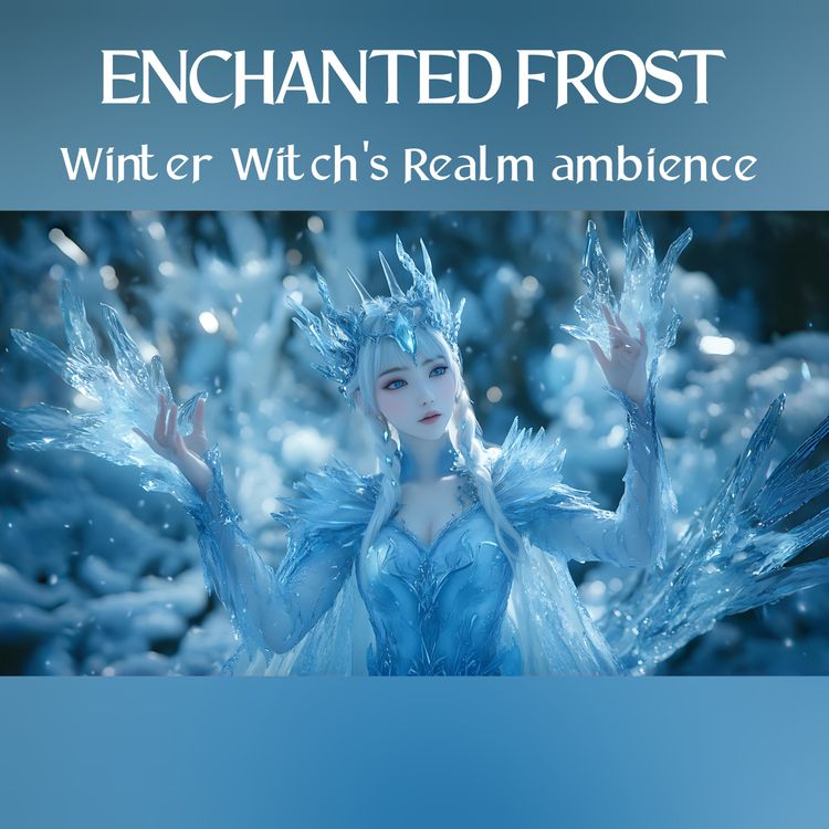 cover art for 🎧 ENCHANTED FROST :Winter Witch's Realm | magical ice orb | frozen castle | eternal frost atmosphere
