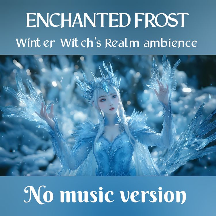 cover art for 🎧 Winter Witch's Realm ✖️No Music Version  | frozen castle | eternal frost atmosphere