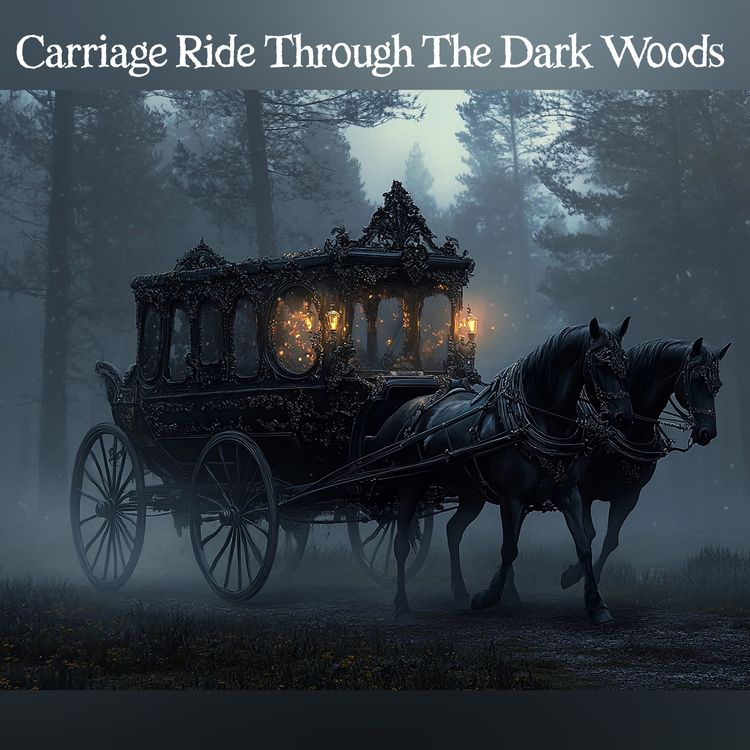 cover art for 🎧Carriage Ride Through The Dark Woods ambience