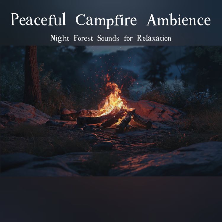cover art for 🎧 Peaceful Campfire Ambience | Night Forest Sounds for Relaxation