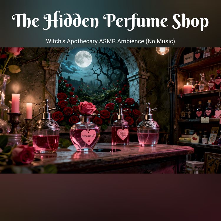 cover art for 🎧The Perfume Shop Only the Right Hearts Can Find | Witch’s Apothecary ASMR Ambience (No Music)