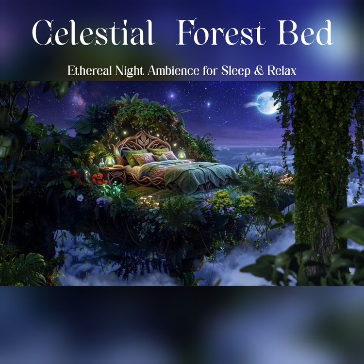 cover art for 🎧Celestial Forest Bed 🌙 | Ethereal Ambient Music  With Night Breeze for Sleep & Relax