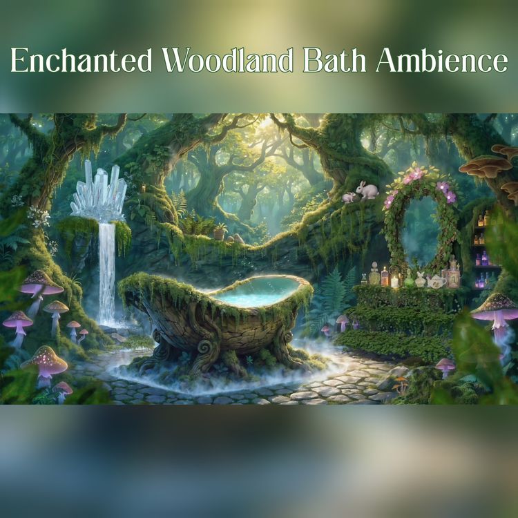cover art for 🎧Enchanted Forest Bath Ambience 🌿 Nature Sounds & Magical Bath Ritual