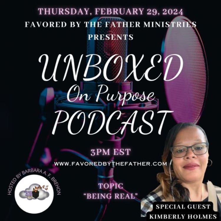 cover art for On Being Real featuring Kimberly Holmes.