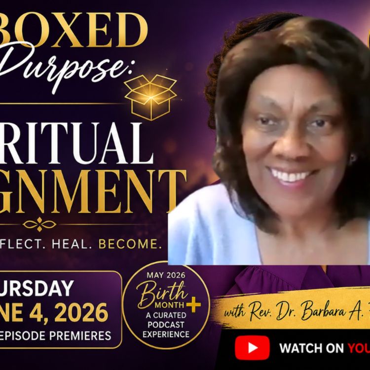 cover art for Spiritually Aligned with host Barbara A. F. Brehon