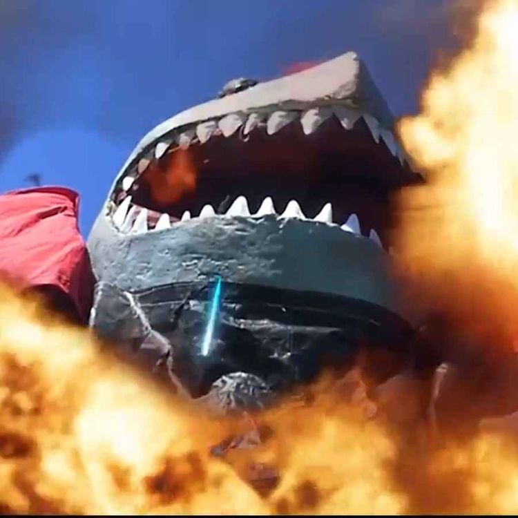 cover art for Kaiju Glam Metal Shark Attack (2024)