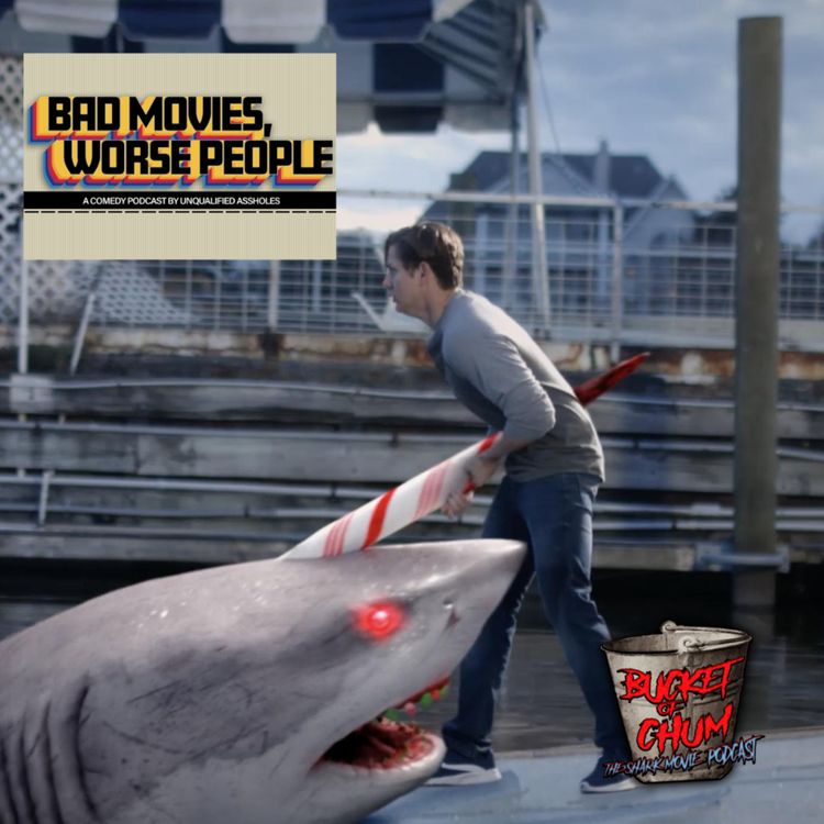 cover art for Bad Movies, Worse People - Santa Jaws featuring Steve Coates