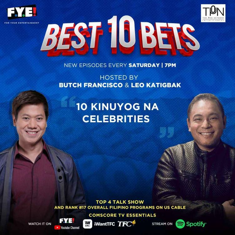 cover art for Episode 49: 10 Kinuyog Na Celebrities