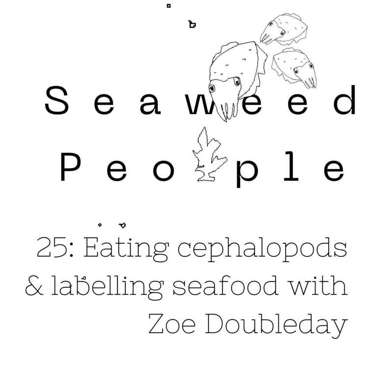 cover art for 25: Eating cephalopods & labelling seafood with Zoe Doubleday