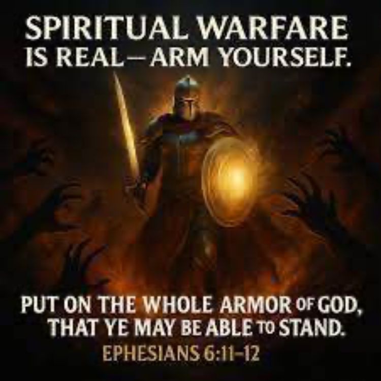 cover art for How are we to stand in victory in the midst of Spiritual warfare Eph. 6:10-12, Matt. 18:18-20, Isaiah 41:10, Rom.8:37-39, 1 Tim. 6:12