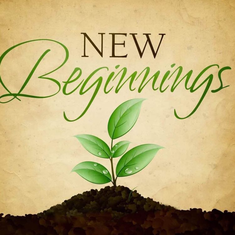 cover art for New beginnings Isaiah 43:18-19, 2 Corinthians 5:17